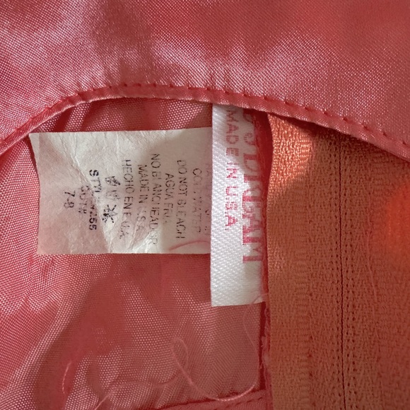 Elegant Pink chiffon Sleeveless Kids Dress size 7/8 - Picture 3 of 4